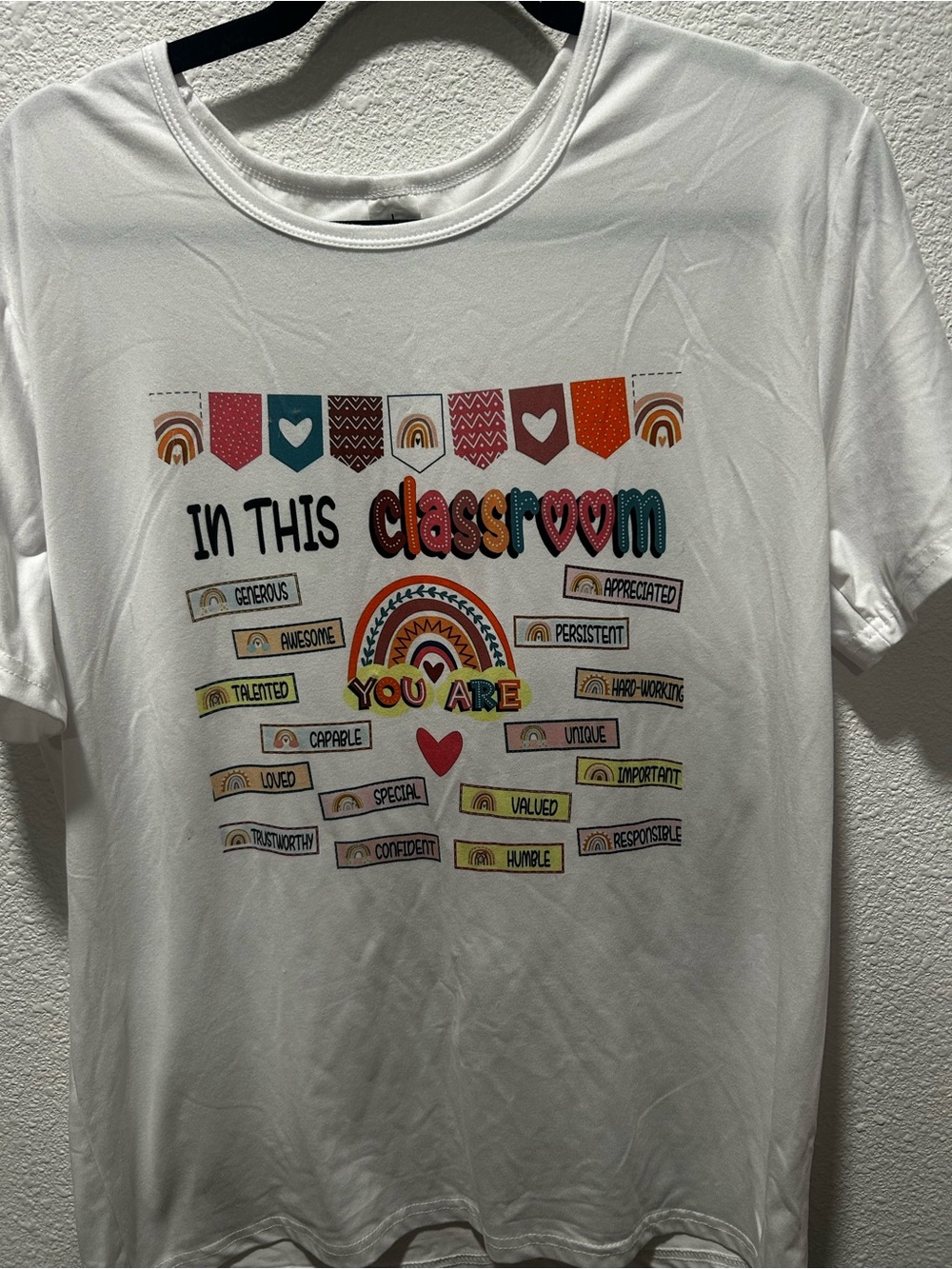 BOGO free - Classroom 'You Are' Graphic Kids Tee in White